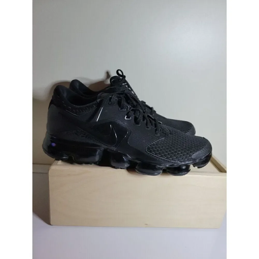 Nike Air VaporMax Flyknit 3.0 Triple Black Size 7Y